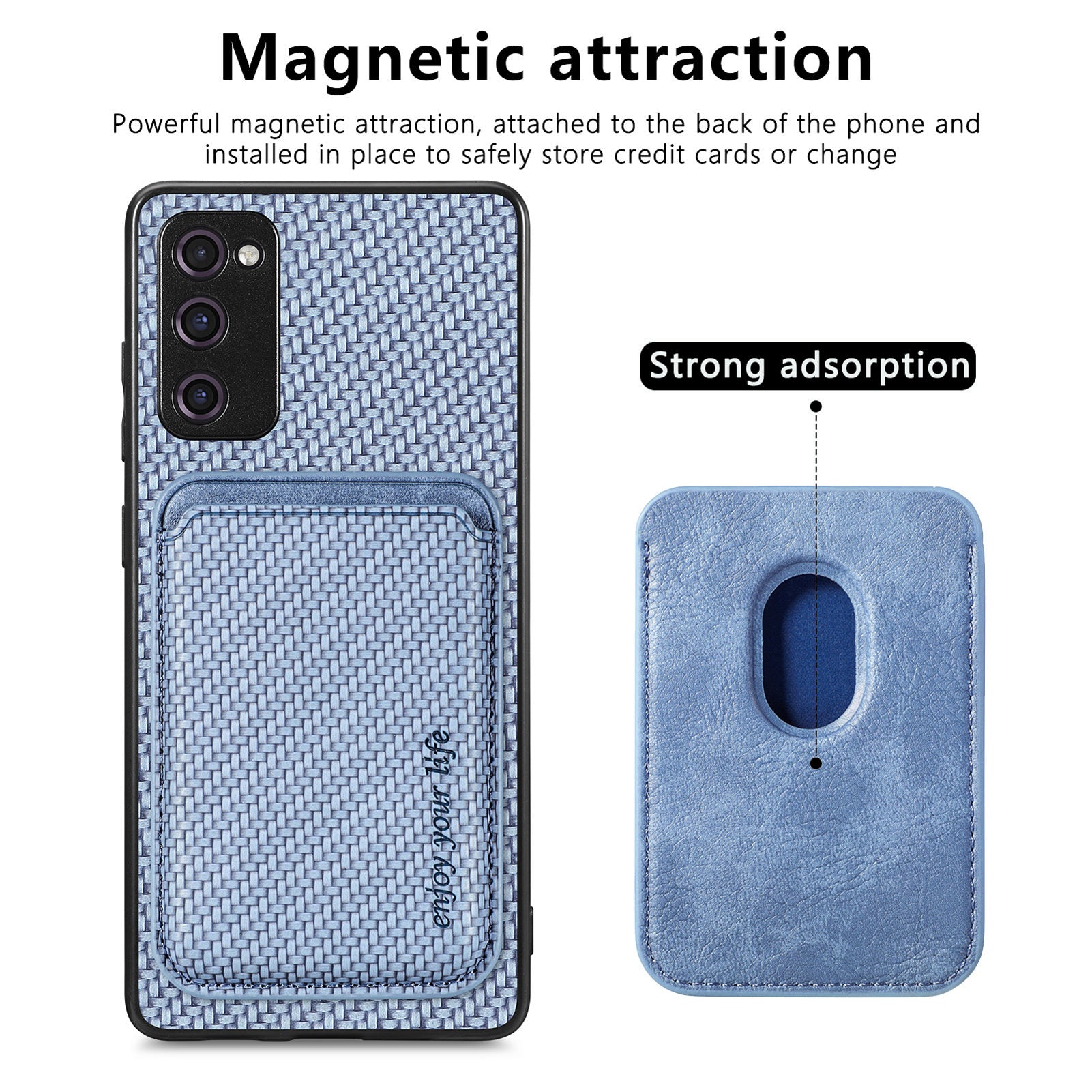 For Samsung Galaxy S20 FE 4G / FE 5G / S20 Lite / S20 FE 2022 Carbon Fiber Texture Shell Detachable 2-in-1 Magnetic Card Holder Phone Case PU Leather TPU PC Protective Cover For Samsung Galaxy S20 FE 4G / FE 5G / S20 Lite / S20 FE 2022 Carbon Fiber Texture Shell Detachable 2-in-1 Magnetic Card Holder Phone Case PU Leather TPU PC Protective Cover